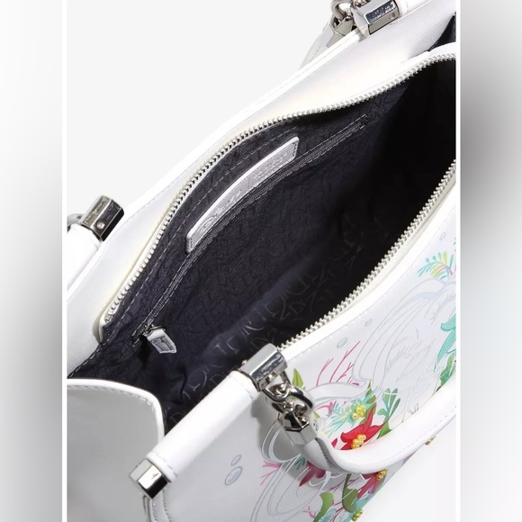DANIELLE NICOLE DISNEY THE LITTLE MERMAID Ariel HANDBAG, CARDHOLDER & PIN BUNDLE - Picture 6 of 13